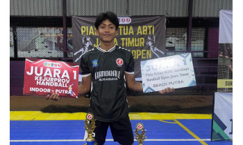 LAGI, LAGI DAN LAGI SISWA SMAMSA MENOREHKAN PRESTASI  DI AJANG KEJURPROV HANDBALL  INDOOR PUTRA 2026