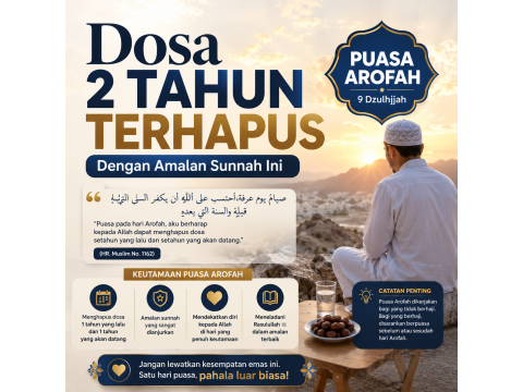 Dosa 2 Tahun Terhapus Dengan Amalan Sunnah Ini