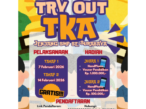 Gratis! SMAMSA Surabaya Fasilitasi Try Out TKA untuk Siswa S