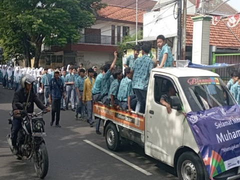 Apel dan Pawai Milad 113 Tahun Muhammadiyah Warnai Semangat 