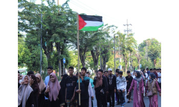 Pawai, Bazar dan Lomba Adzan Meriahkan Peringatan Maulid Nabi dan Milad Muhammadiyah ke-113 di SMAMSA