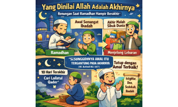 Yang Dinilai Allah Adalah Akhirnya: Renungan Saat Ramadhan Hampir Berakhir