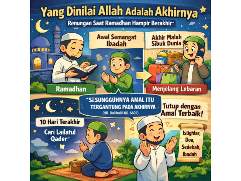 Yang Dinilai Allah Adalah Akhirnya: Renungan Saat Ramadhan H