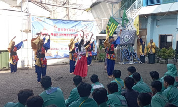 TARIAN YOSAKOI MEMERIAHKAN FORTASI HARI KE-3 SMAMSA 
