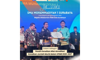 SMAMSA Surabaya Raih Dua Penghargaan Majelis Dikdasmen PDM