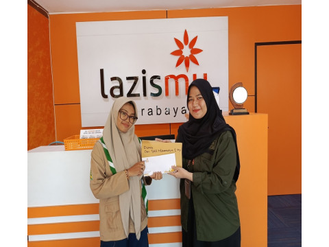 Tanamkan Kesalehan Sosial, SMAMSA Serahkan Donasi Rp. 1,5 Ju